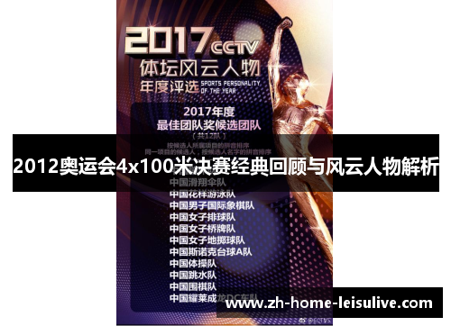 2012奥运会4x100米决赛经典回顾与风云人物解析